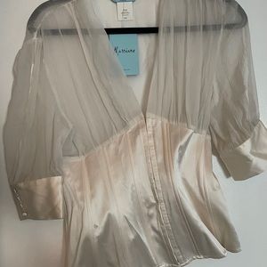 beautiful and gorgeous chiffon corset top! 👼